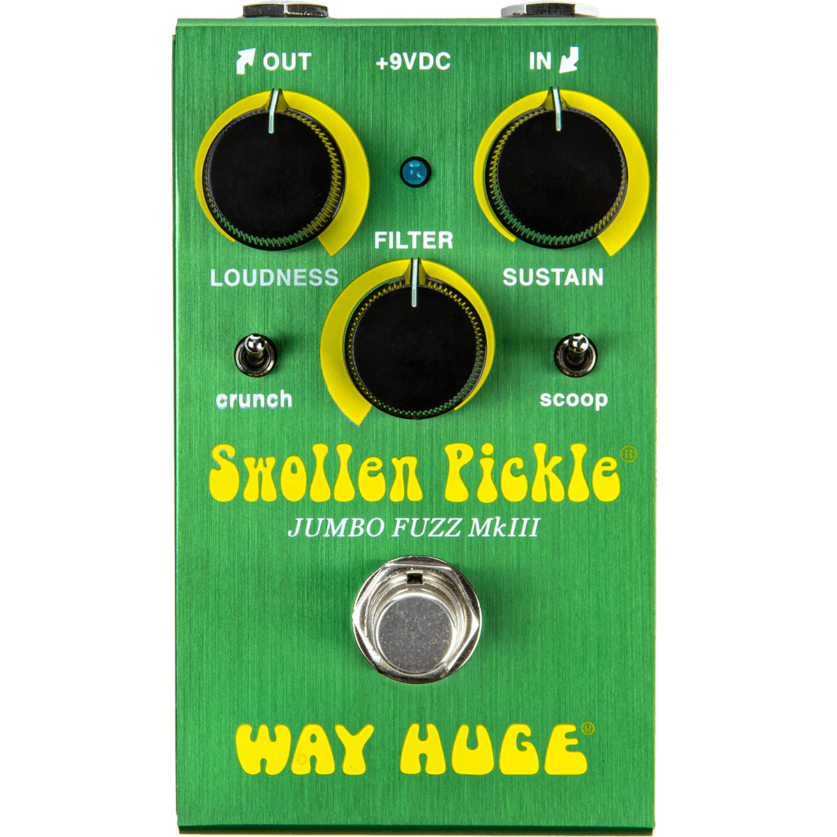 Way Huge Swollen Pickle Mini Jumbo Fuzz Mk-III by Dunlop | Guitar Effect Pedal | MWH WM41