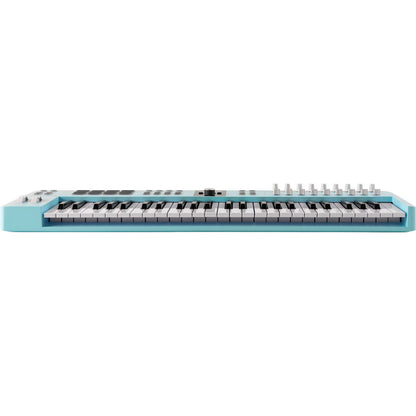 KeyLab Essential MK3 49 Aquamarine by Arturia | Universal MIDI Controller with DAW Functionality and Software Bundle