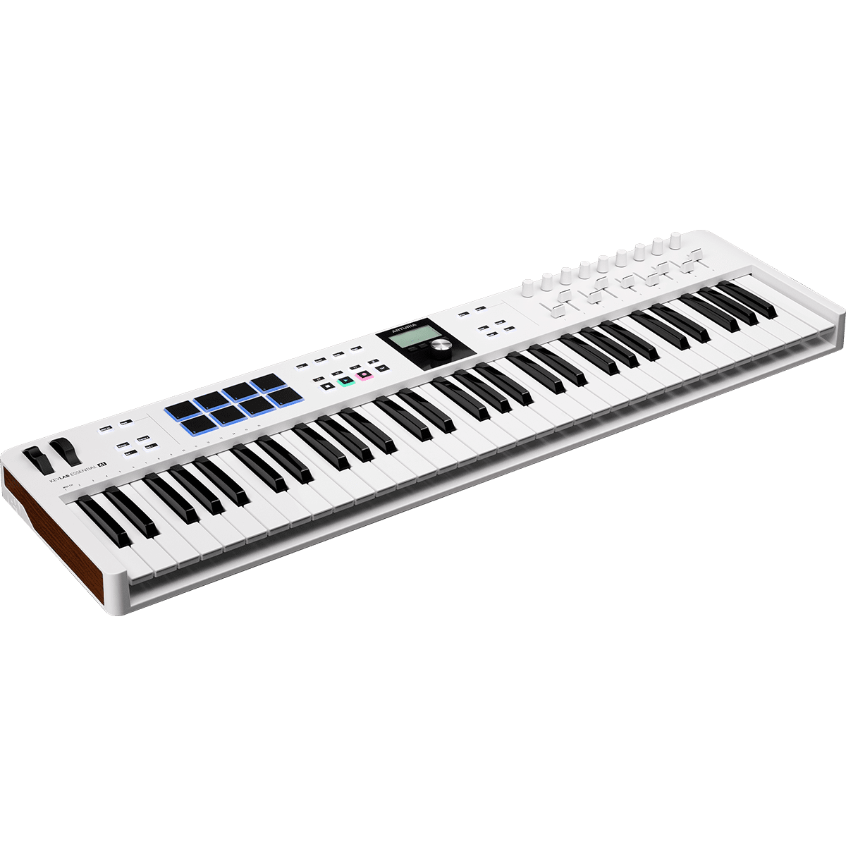 KeyLab Essential mk3 61 by Arturia | Universal MIDI controller, Keyboard, with DAW functionality and software bundle | OAR ESSENTIAL3-61