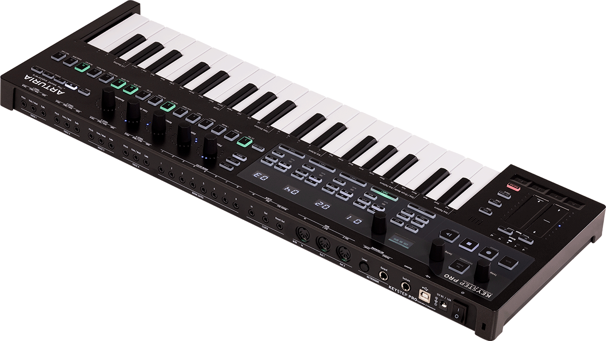 ARTURIA Keystep Pro Chroma | MIDI controller 37 πλήκτρων με τριπλό sequencer