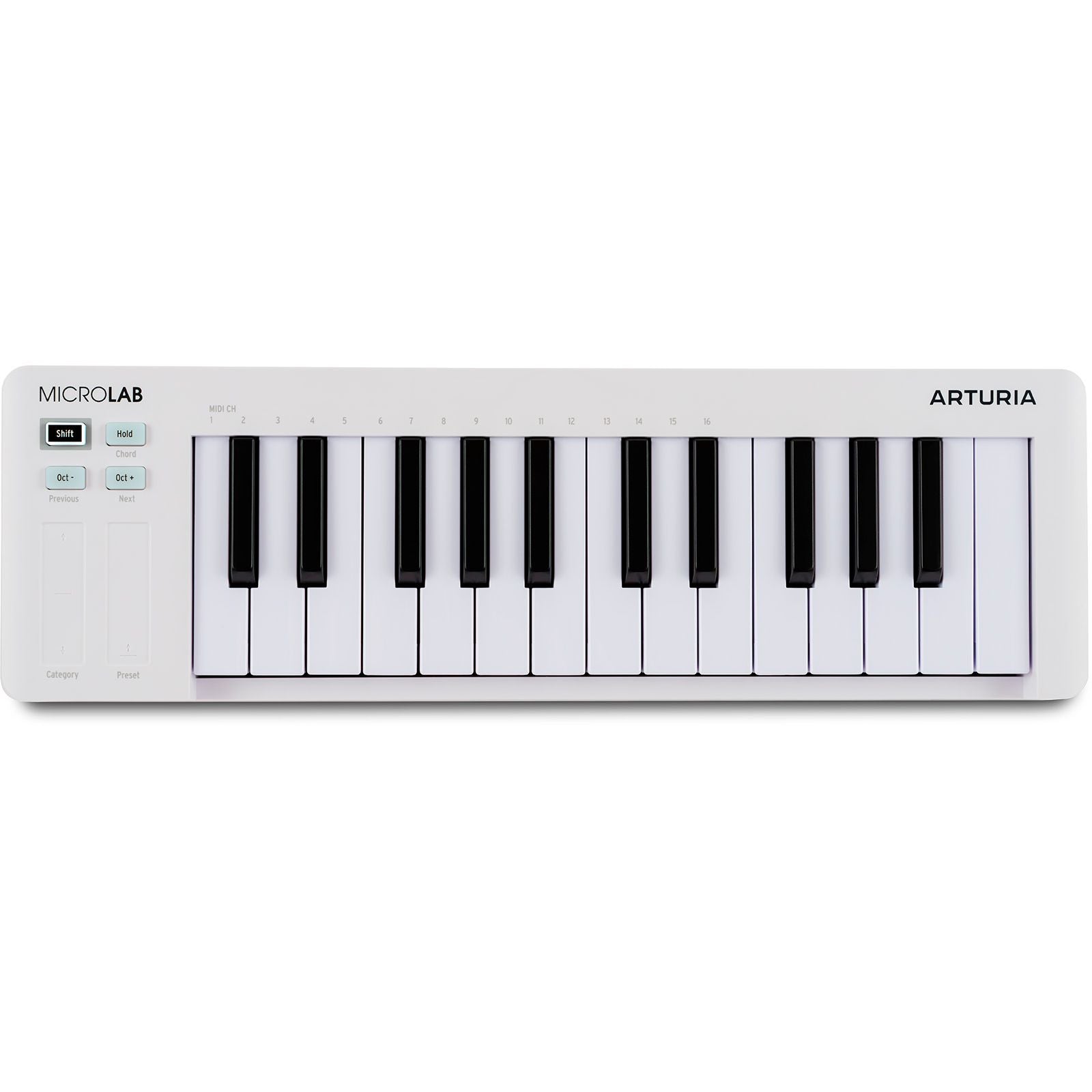 Arturia MicroLab MK3 | 25-Key Controller Keyboard | Included Software | White