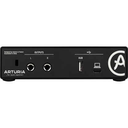 Arturia MiniFuse 1 Black | USB C Audio Interface | Includes Software Bundle