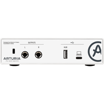 Arturia MiniFuse 1 White | USB C Audio Interface | Includes Software Bundle