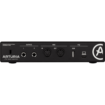 Arturia MiniFuse 2 Black | 2 Channel USB C Audio Interface | Includes Software Bundle