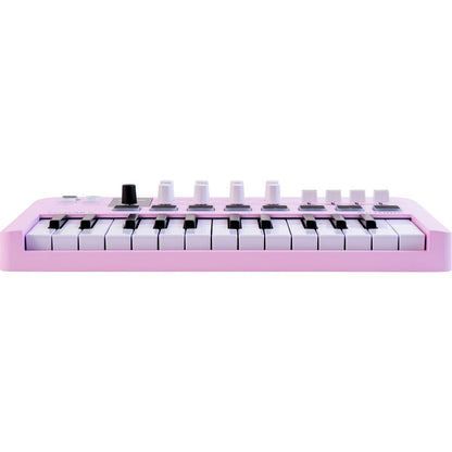 Arturia MiniLab 3 Rose Quartz | 25-note USB-C MIDI Keyboard Controller with 8 Encoders | 8 Velocity/Pressure Sensitive RGB-backlit Pads | 4 Sliders | Software Included