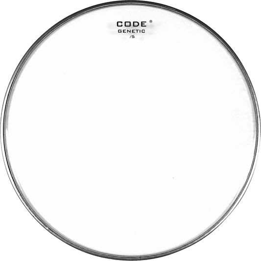 CODE DRUMHEADS 13" Clear Snare Side Drum Head |  Genetic Series | PCO GCL135