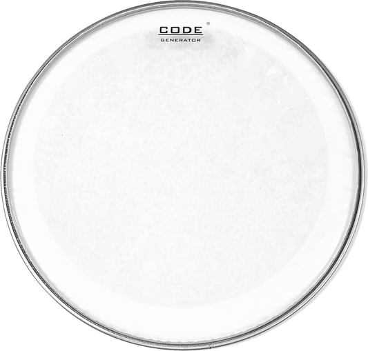 CODE Drumheads Generator Clear 12" Кожа за Барабан – GENCL12 | Прозрачна Кожа за Ударна или Резонансна Страна