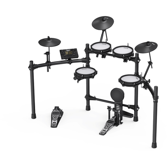 Digital Drum Kit by NUX | PNU DM-210 | Electronic Drum Kit Suitable for Beginners and Intermediate Players