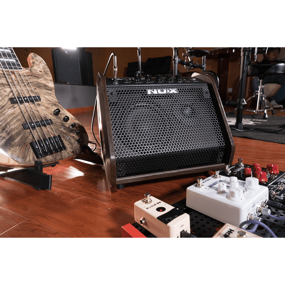 NUX PA50 | 50-watt Amplifier |  2-Channel With an Ultra-Sensitive 6.5-Inch Driver | Personal Monitoring