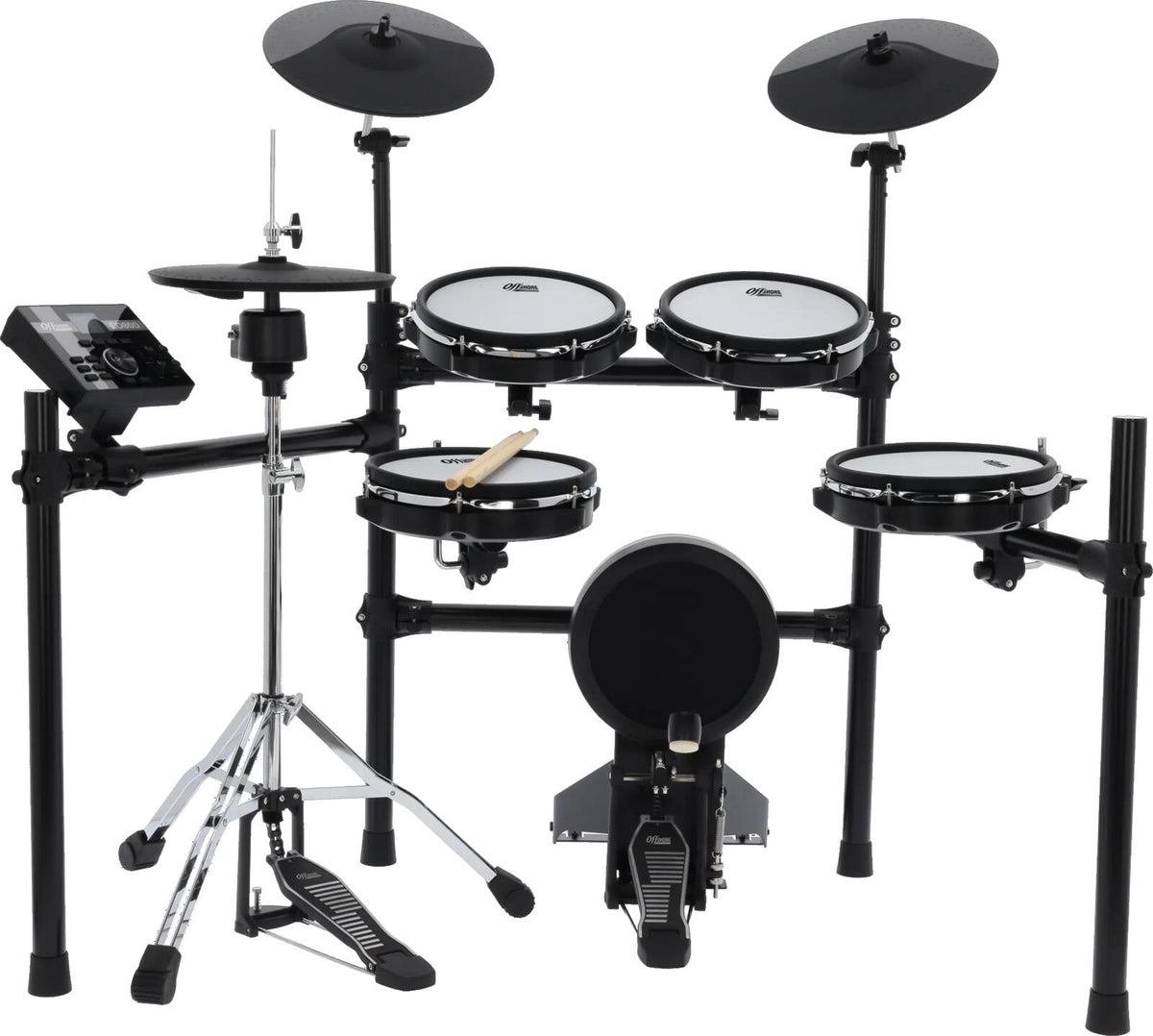 Offshore ED-800 Electronic Drum Kit | 5 Pads with Mesh Heads | 475 Sounds