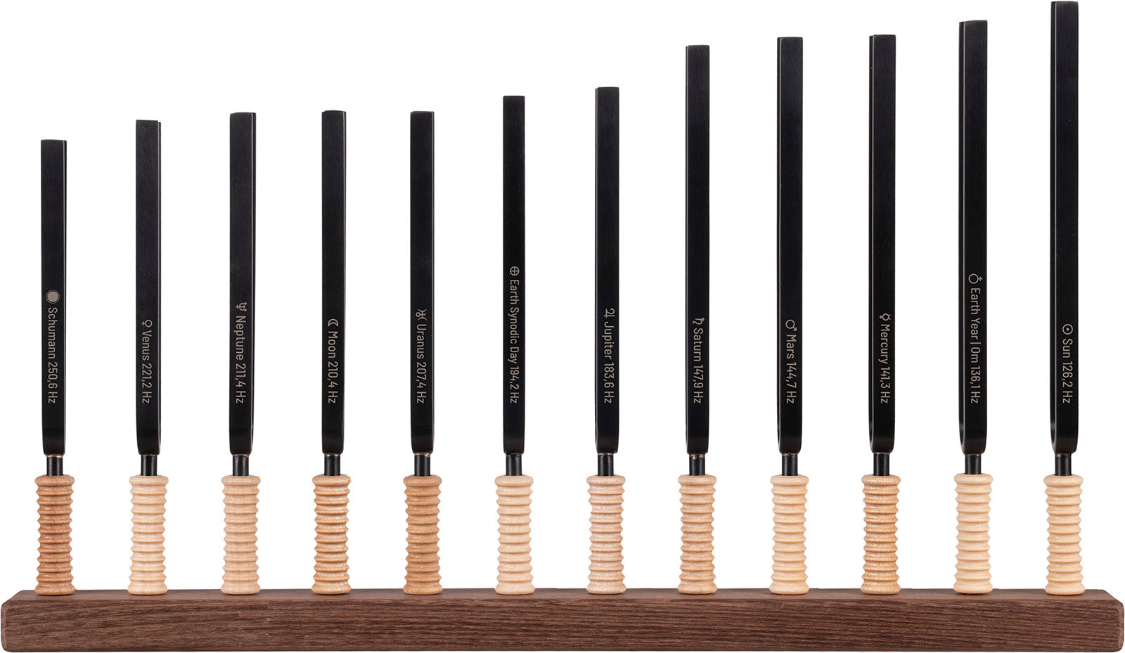 SCHLAGWERK STF PL12 | 12 Tuning Forks-"Planetary Unive Music Therapy Instrument