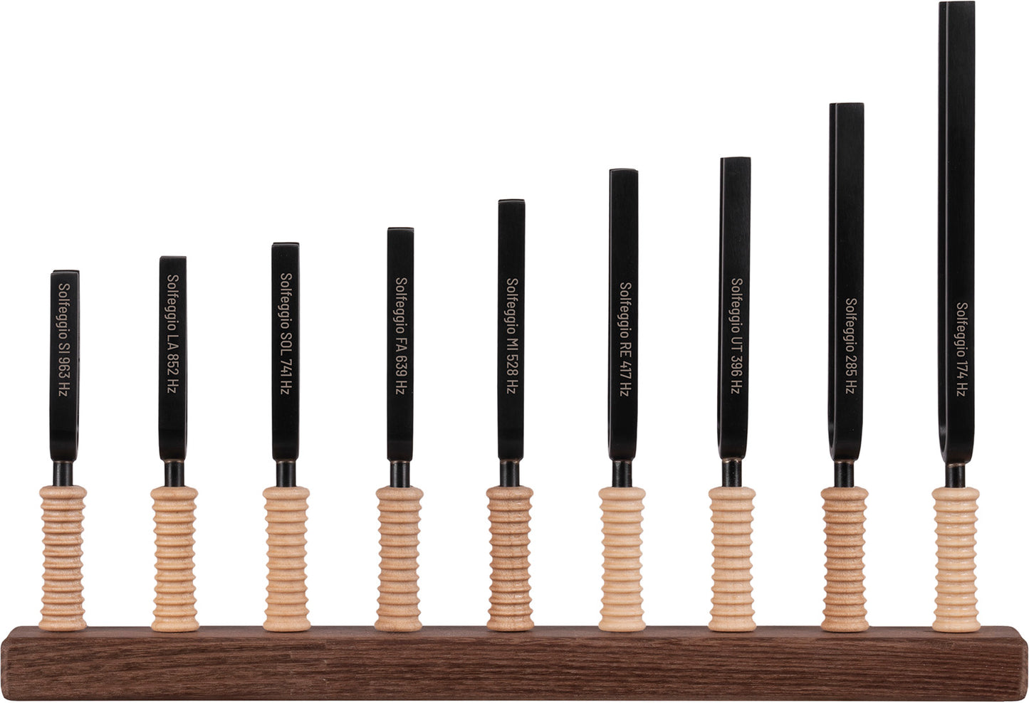 SCHLAGWERK STF SOL | 9 Tuning Forks-"Solfeggio" Music Therapy Instrument