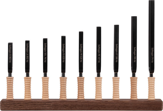 SCHLAGWERK STF SOL | 9 Tuning Forks-"Solfeggio" Music Therapy Instrument