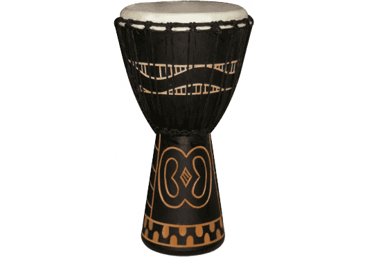 TANGA Slammer 14" Black Carved | DA65-7G Djembe