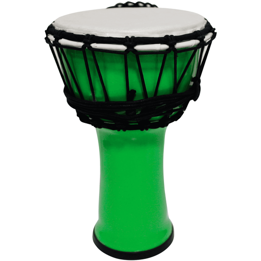 7" PVC Djembe in Flashy Green by Tanga | DJPVC7-GR