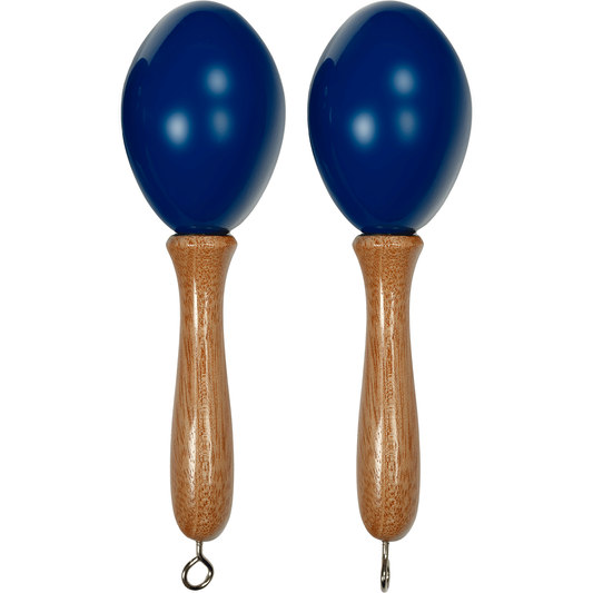 Blue Maracas by Tanga | PTA MARACAS-BLEU-S | Small Hand Percussion | Shaker