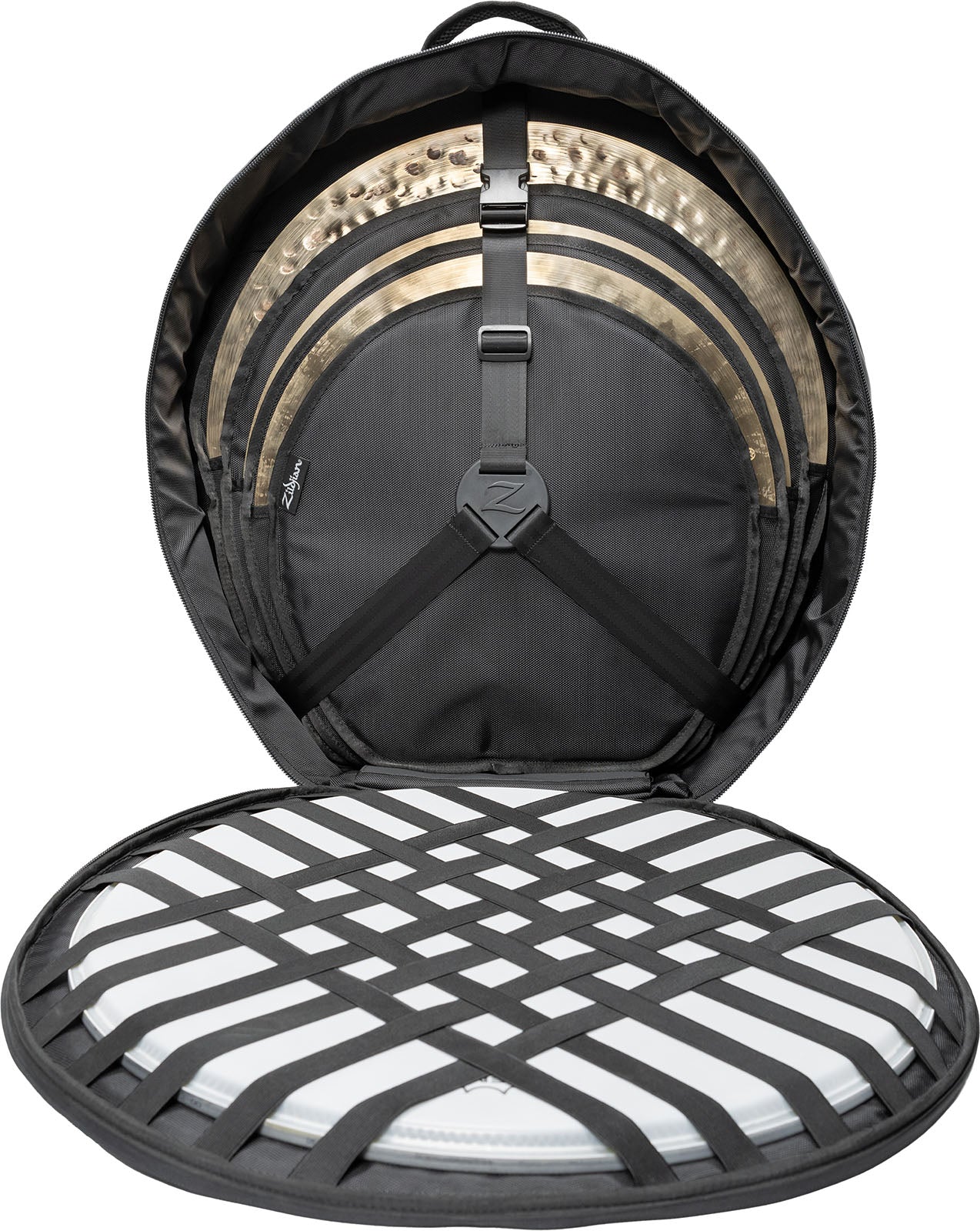 ZILDJIAN Touring 24" Rolling Cymbal Bag | Black | Gig Bag Cymbal Touring 24" with Wheels Guitar Gig Bag