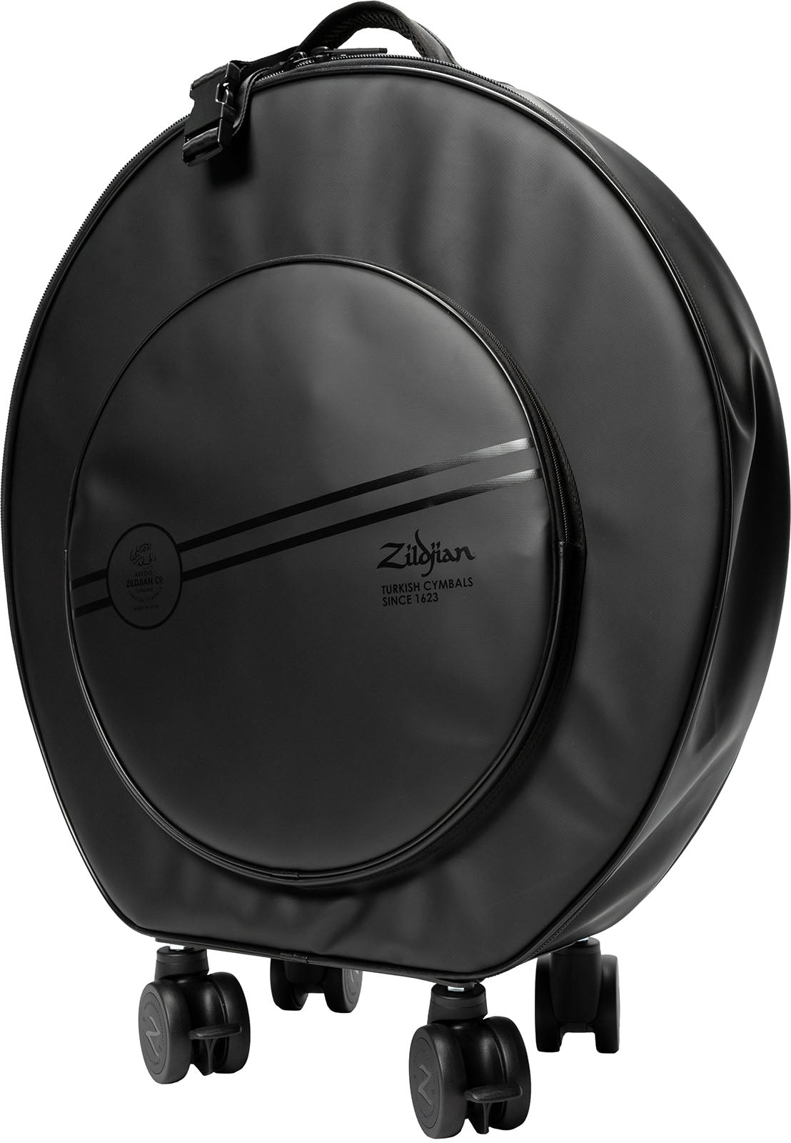 ZILDJIAN Touring 24" Rolling Cymbal Bag | Black | Gig Bag Cymbal Touring 24" with Wheels Guitar Gig Bag