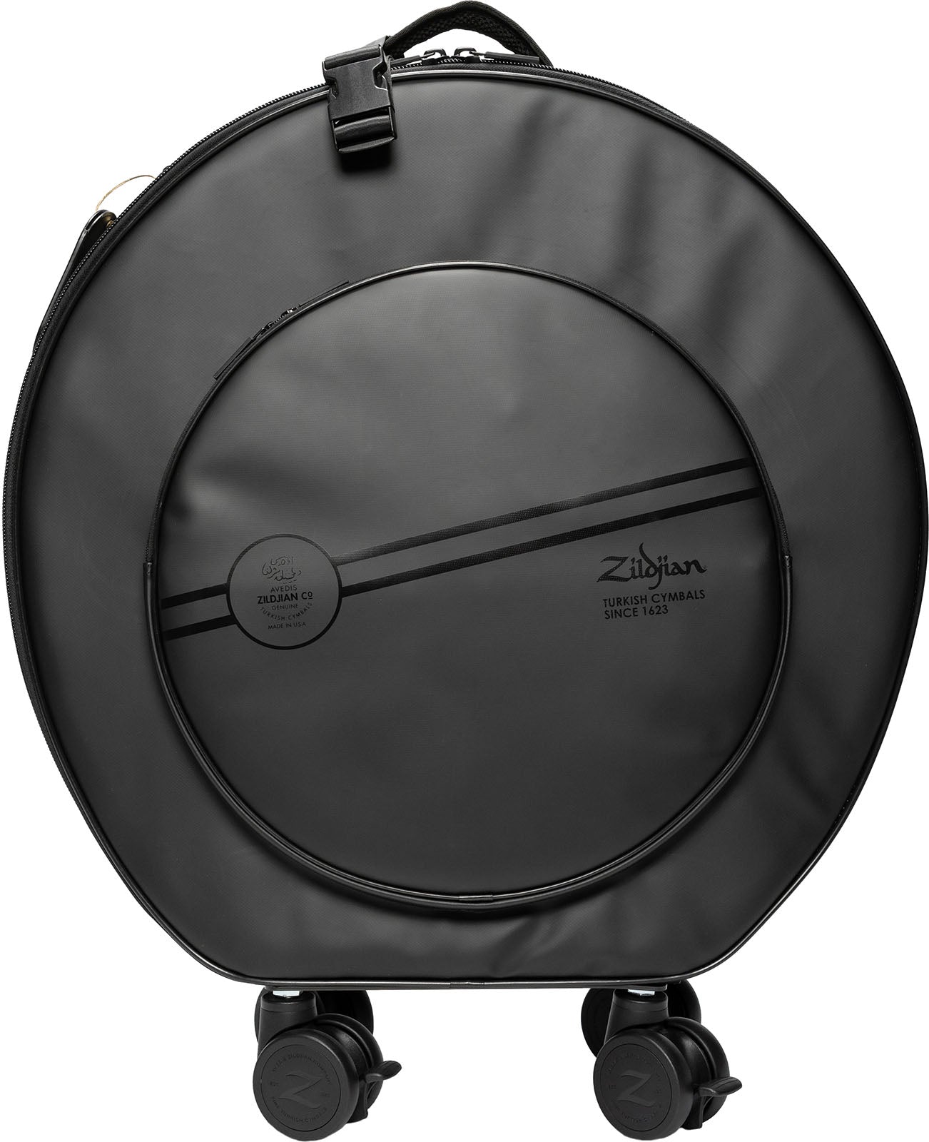 ZILDJIAN Touring 24" Rolling Cymbal Bag | Black | Gig Bag Cymbal Touring 24" with Wheels Guitar Gig Bag