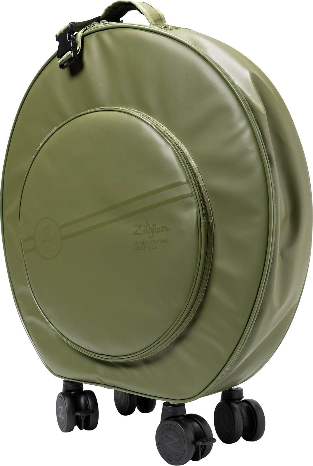 ZILDJIAN Touring 24" Rolling Cymbal Bag-Sage | Green | Gig Bag Cymbal Touring 24" with Wheels Sage Guitar Gig Bag