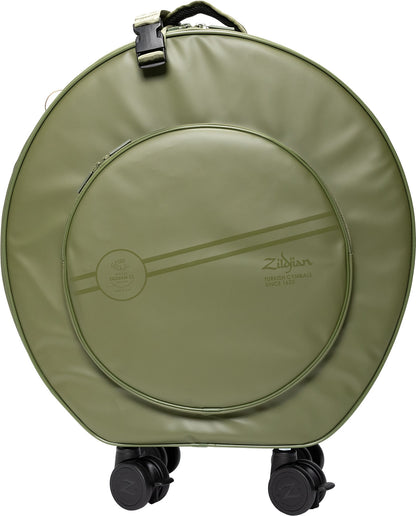 ZILDJIAN Touring 24" Rolling Cymbal Bag-Sage | Green | Gig Bag Cymbal Touring 24" with Wheels Sage Guitar Gig Bag