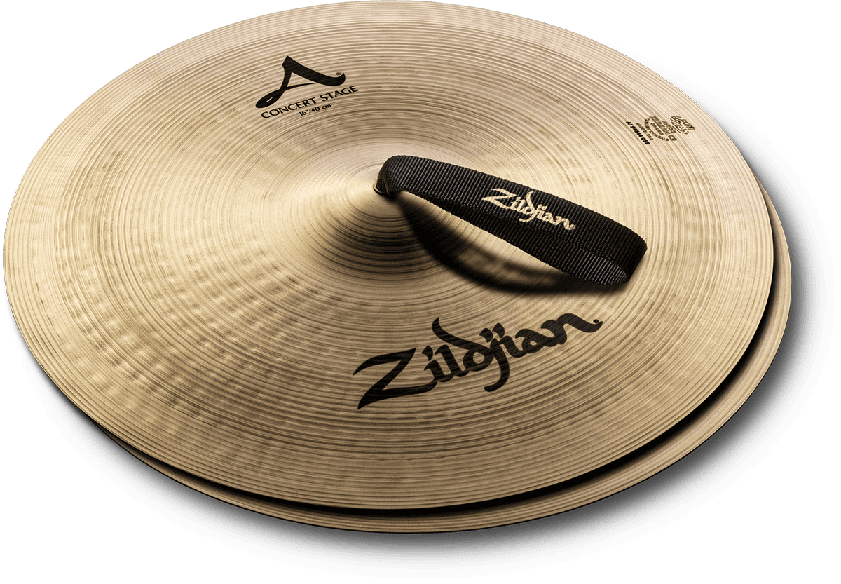 ZILDJIAN 16" A Concert Stage Pair | A 16" Concert Stage Cinel