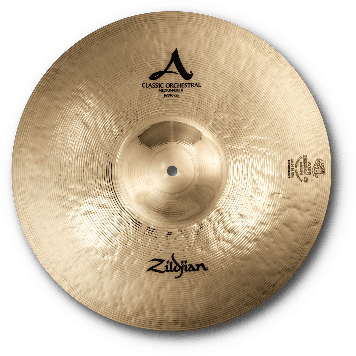 ZILDJIAN 16" Classic Orchestral Selection-Medium Light | A 16" Classic Orchestral Selection Medium Light talerz perkusyjny