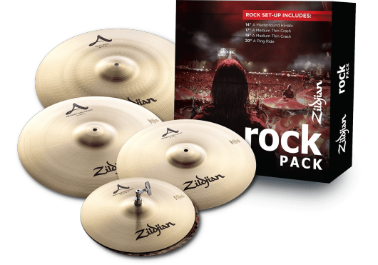 ZILDJIAN ROCK PACK | Pack Rock 14"-17"-19"-20" Cymbal