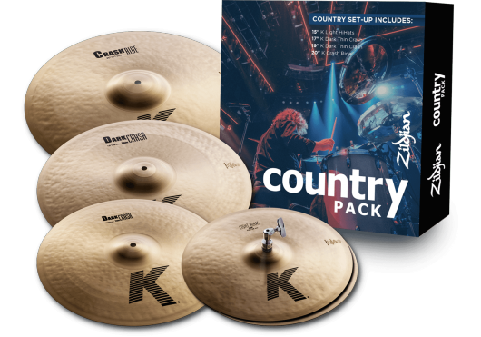 ZILDJIAN Country PACK | Pack Country 15"-17"-19"-20" Cymbal