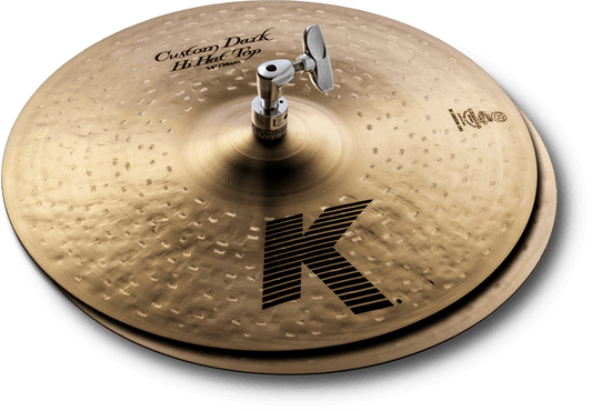 ZILDJIAN 14" K Custom Dark Hi-Hats | K Custom 14" Dark Hi-hat чинели