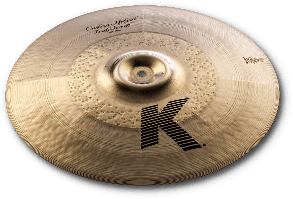 ZILDJIAN 19" K Custom Hybrid Trash MASH | K Custom 19" Hybrid Trash Smash Cymbal