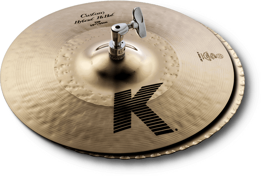 ZILDJIAN 13" K Custom Hybrid Hi-Hats | K Custom 13" Hybrid Hi-hat чинели