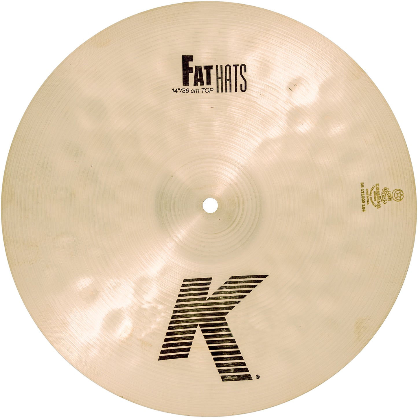 ZILDJIAN 14" K Fat Hat HiHat-Pair | K 14" Fat HiHat-Pair Πιατίνια hi-hat