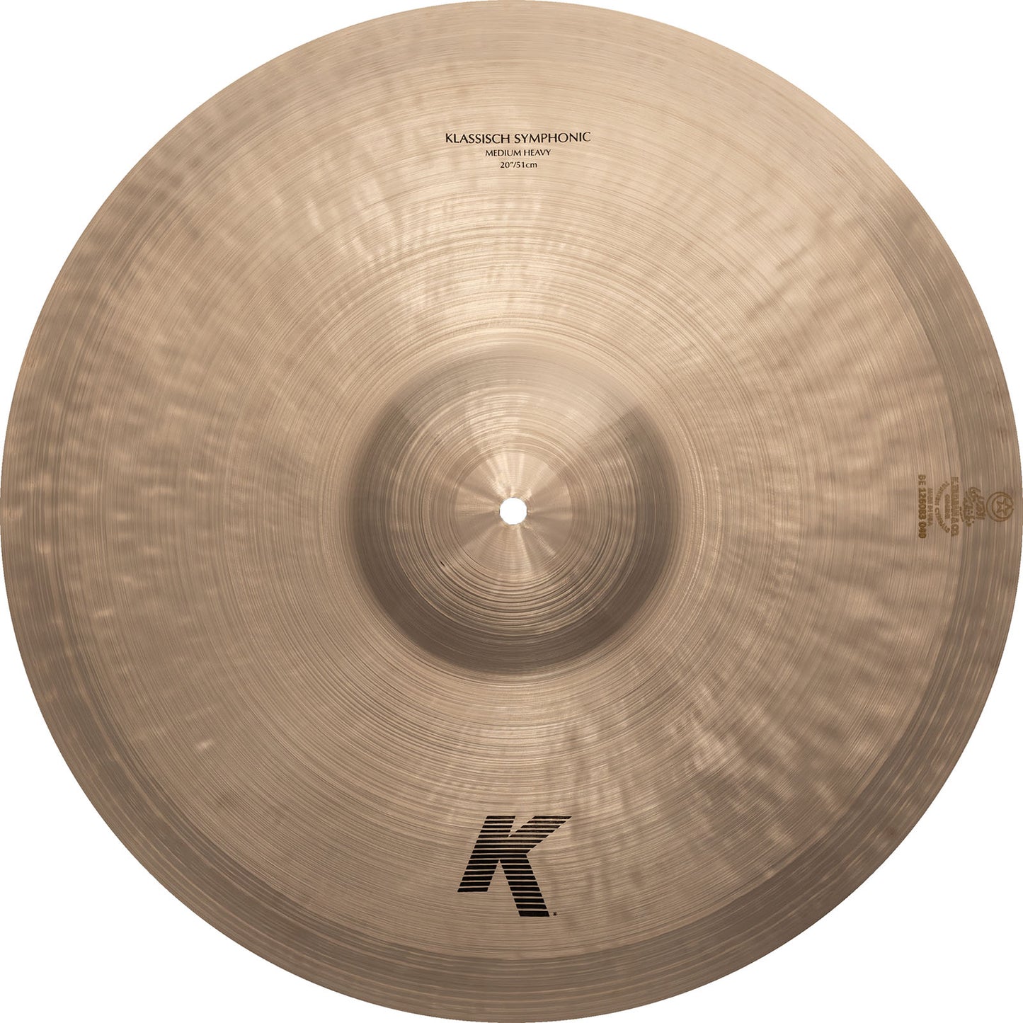 ZILDJIAN 20" K Klassisch Symphonic Medium Heavy. Pair | Чинел 20" K Klassisch Symphonic Medium Heavy Pair