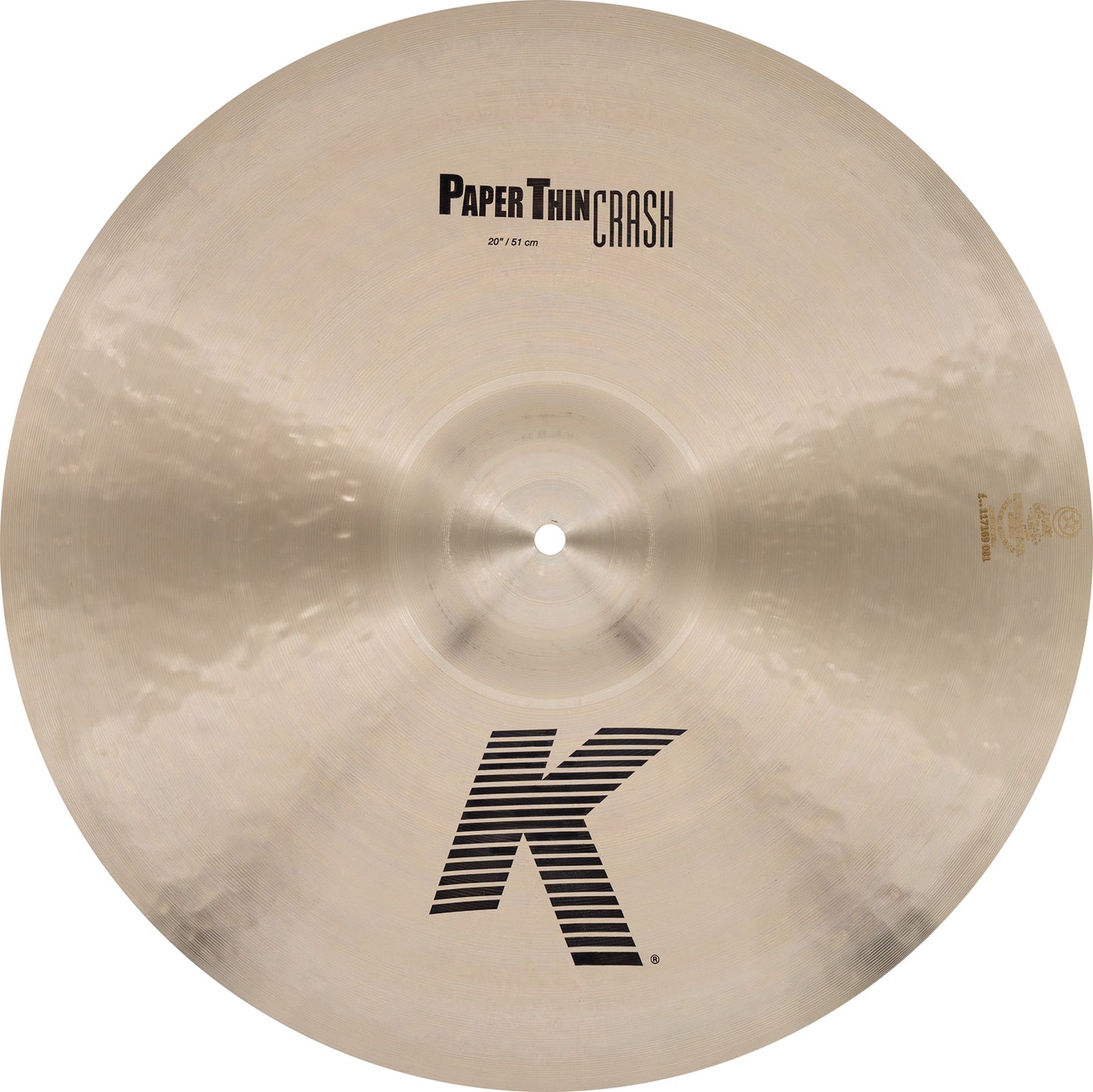 ZILDJIAN 20" K Zildjian Paper Thin Crash | K 20" Paper Thin Crash Cymbal