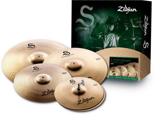 ZILDJIAN S Zildjian Performer Cymbal Pack | Pack S 14"-16"-18"-20" Cymbal