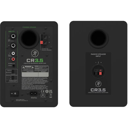 Mackie CR35BT Powered Studio Monitors | 3,5” Speakers with Tone Control and Bluetooth