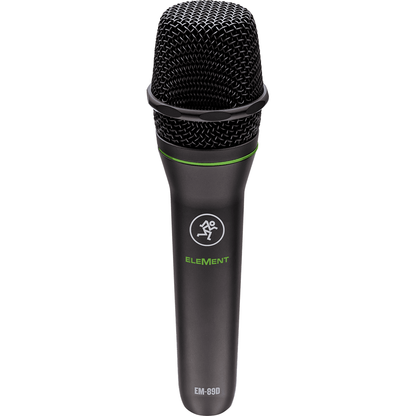 Mackie EM-89D Dynamic Microphone | Includes Cable, Mic Clip and Carry Case | Perfect for Live Vocals, Guitar Amps and Drums | EleMent Series