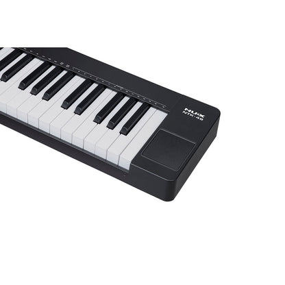 NUX NTK-49 MIDI Master Keyboard | 49-Key Keyboard with 9 Faders and 8 Potentiometers | Included Software