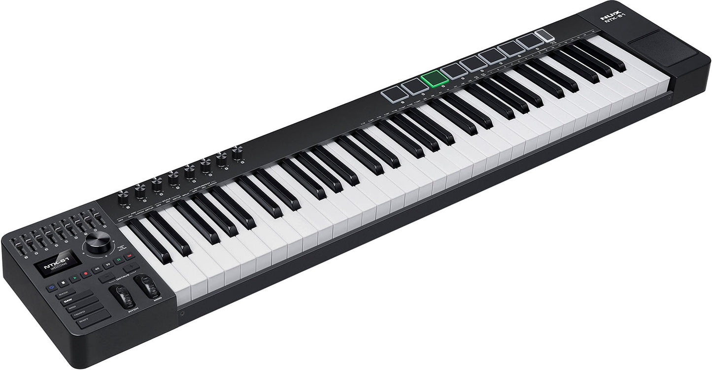 NUX NTK 61 | 61 tipk master klaviatura MIDI krmilnik