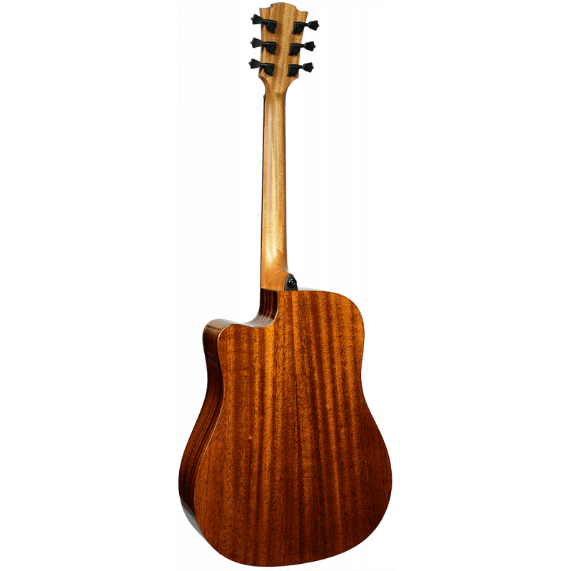 Electro Acoustic Cutaway Mahogany Tramontane 98DCE by Lâg | T98DCE Dreadnought