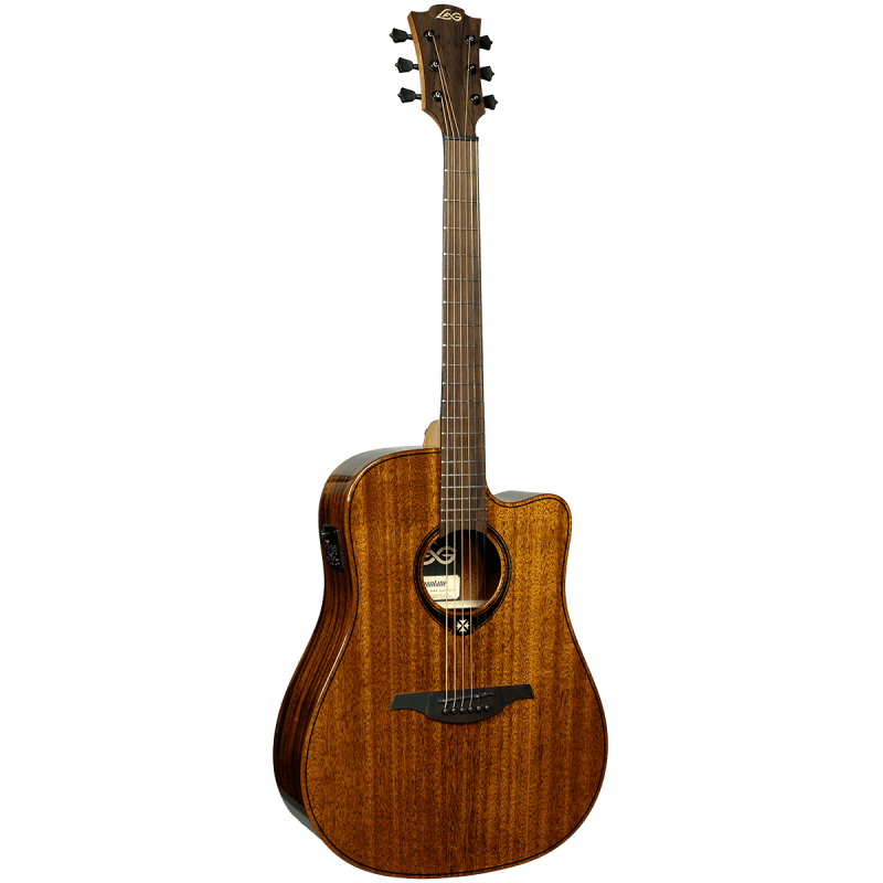 Electro Acoustic Cutaway Mahogany Tramontane 98DCE by Lâg | T98DCE Dreadnought
