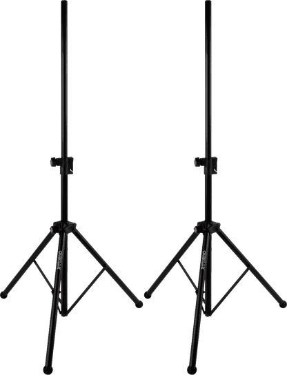 QuikLok SP-282BK Pair Aluminium Speaker Stands with Air-Cushion System | Black