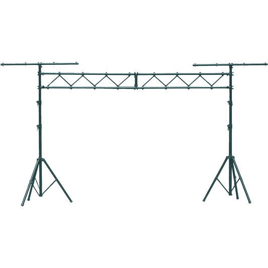 Quiklok STS14 Two Tripod Stands with a Bridge for Lights