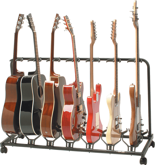 QUIKLOK GS471 | 471 Стойка за 7 Guitars с Wheels Рак кейс