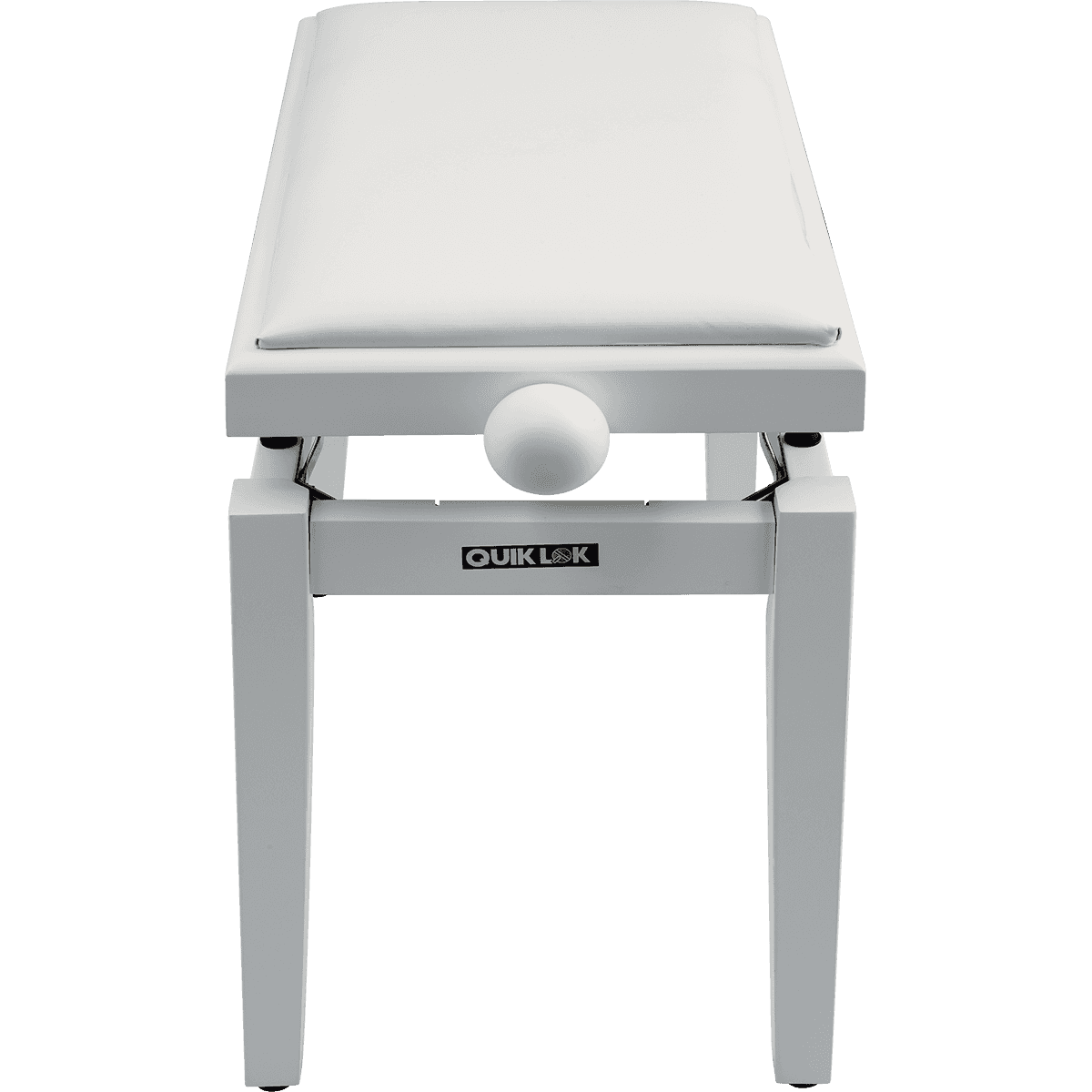 Quiklok PB100WHS Deluxe Piano Bench | Matt White