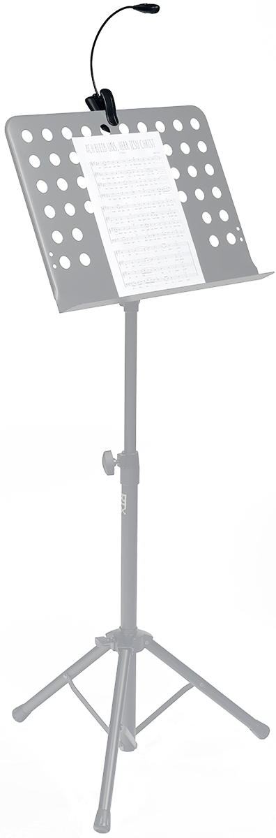 RTX LP1L LED Лампа за Стойка за Ноти | С Щипка с Гъша Шия