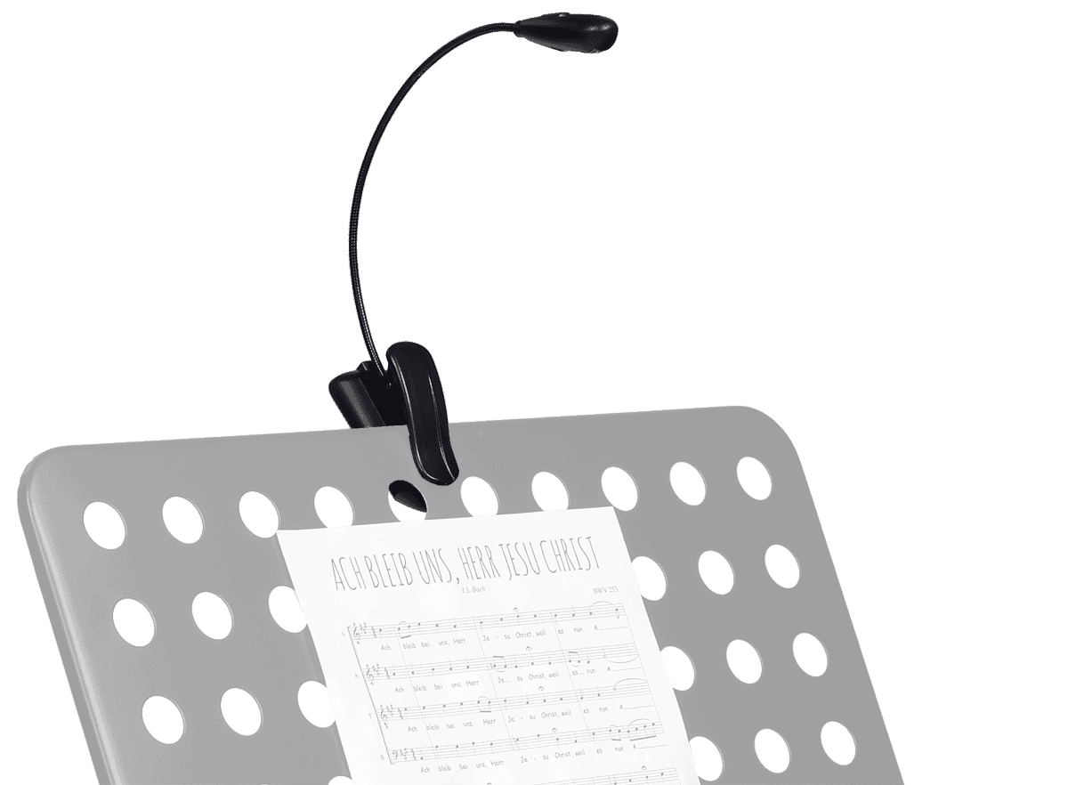RTX LP1L LED Лампа за Стойка за Ноти | С Щипка с Гъша Шия