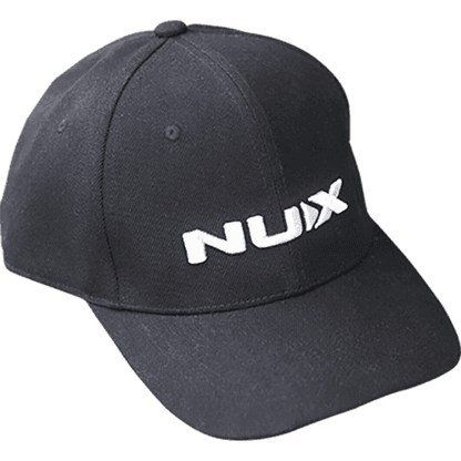 Black Cap with White Logo by NUX | Unisex | One Size