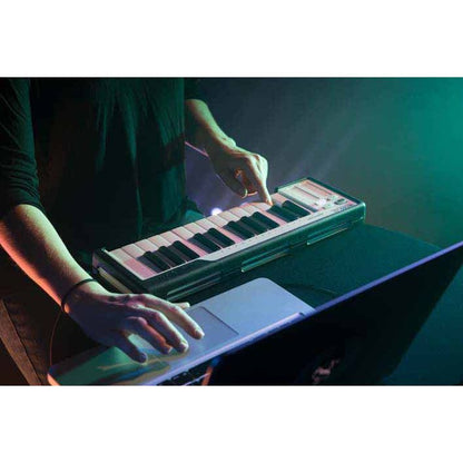 Arturia MicroLab | 25-key controller keyboard, 2 touch strips, Free software instruments and recording software, Black